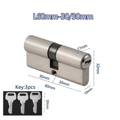 Indoor bedroom doors and windows 60 70 80 mm lock cylinder Smart door locks Electronic lock House door locks