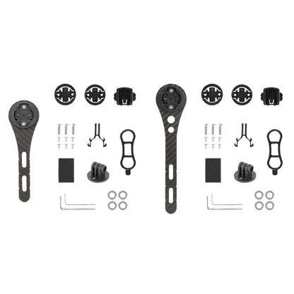 Carbon Fiber Bicycle Computer Holder Bike Handlbar Computer Mount Cycling Speedometer Support Holder Computer Mount For Garmin