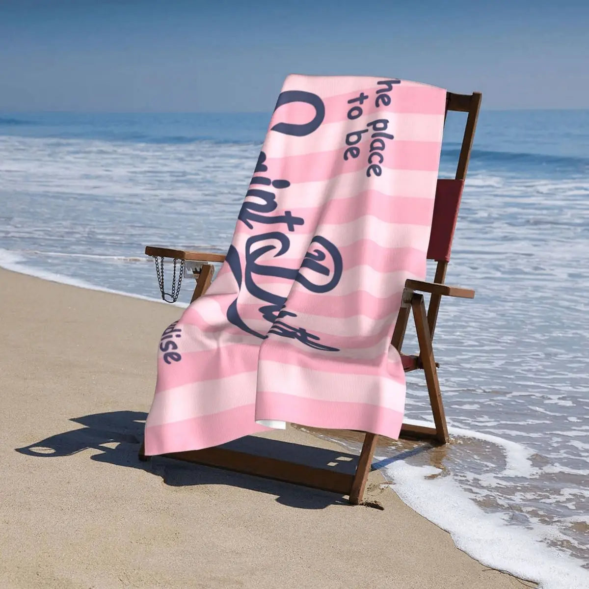 S-Saint B-Barth Beach Towel for Adults – Soft, Absorbent, and Lightweight for Travel