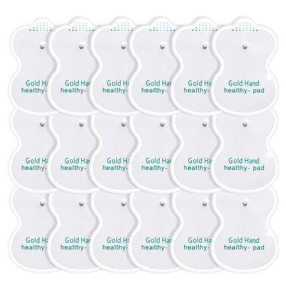 TENS Unit Pads Reusable Latex-Free Replacement Pads with Upgraded Sticky Electrode Pads Gel and Non-Irritating Patches