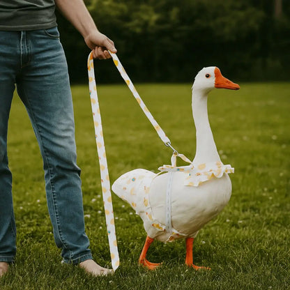 Cute Pet Duck Diaper Reusable Adjustable Goose Breast Strap Wearable Reduce Odor Chicken Diapers Poultry Supplies