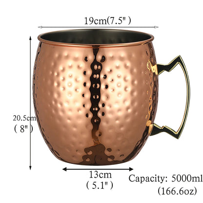 Giant Hammered Moscow Mule Mug, Mega Mug, Ice Bucket Mug, 5L