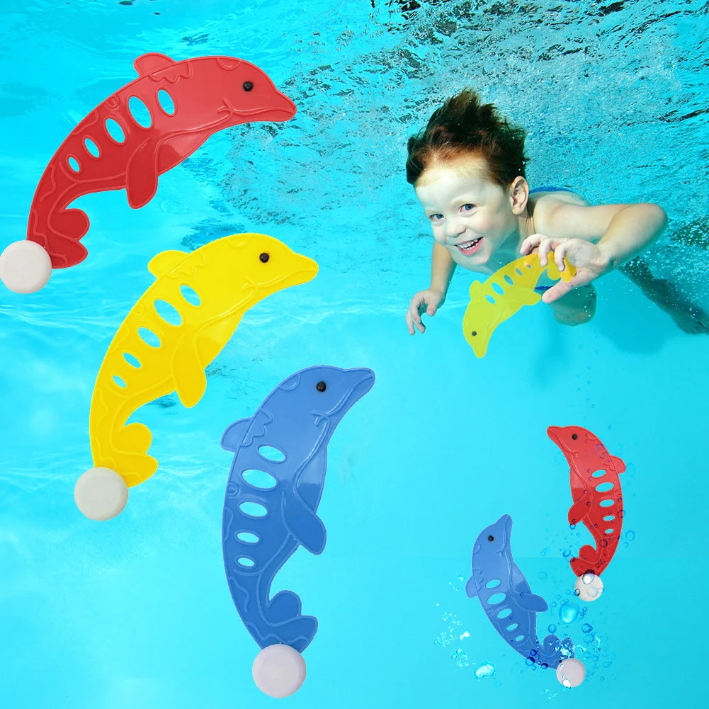 3pcs Children Pool Throwing Underwater Training Kids Diving Game Play Water Toys