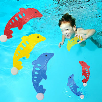 3pcs Children Pool Throwing Underwater Training Kids Diving Game Play Water Toys