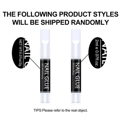 1/3/5/10/15/20pcs Fast-dry Nail Glue Professional Nail Tip Bond Glue 2g/3g/10g for False Nail Tips Long Lasting Glue Nail Tools