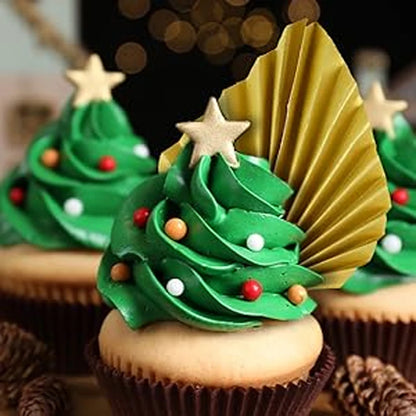 6pcs Palm Spear Cake Topper Happy Birthday Palm Leaf Decoration Cake Decorating Wedding Baking Dessert Table Party Favors