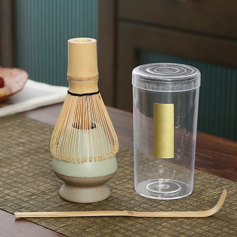 Japanese Matcha Whisk Stand Reusable Matcha Making with Ceramic Matcha Bowl Matcha Whisk Holder Tea Accessories Teaware