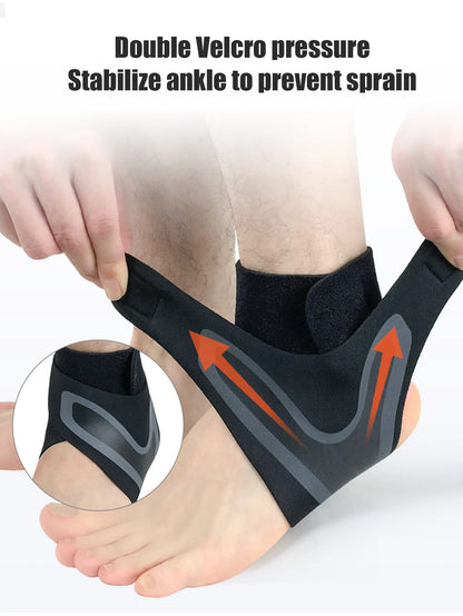 1 Piece Of Sports Protective Gear Ankle Sleeve Pressure Resistant Anti Sprain Ankle Socks Outdoor Basketball And Football