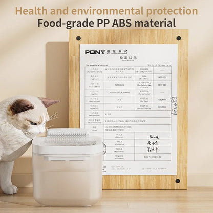 3L/101.45oz Automatic Cat Water Fountain Large Capacity Pet Dog Water Dispenser Circulating Filter Mute Pet Fountain Feeder