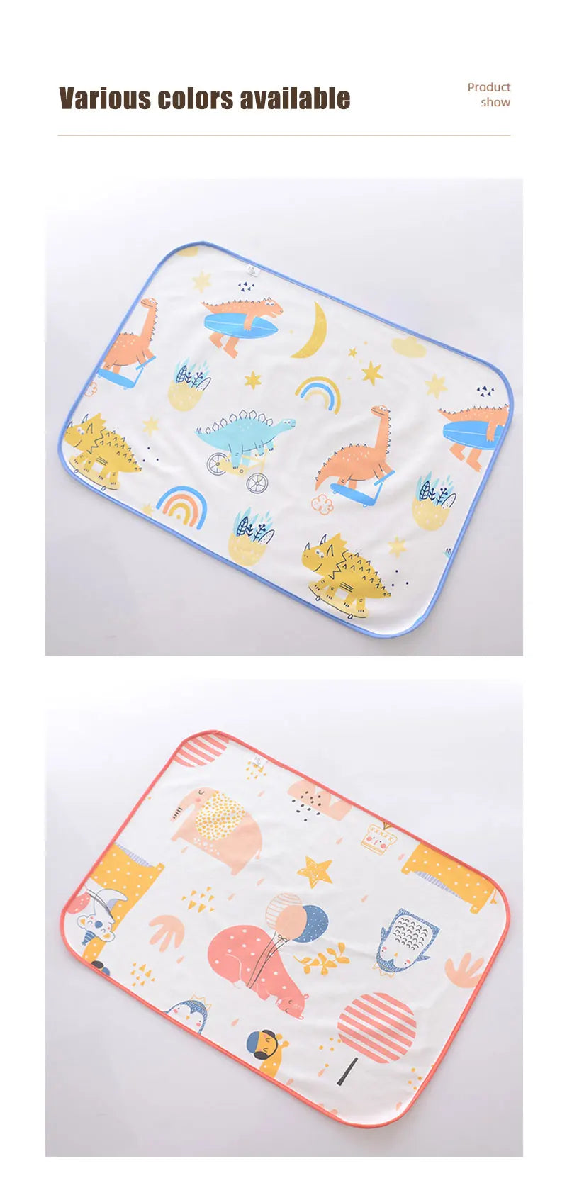 Large Size Baby Waterproof Diaper Changing Mat Reusable Diapers For Newborns Washable Mattress Pad Breathable Baby Diaper Bags