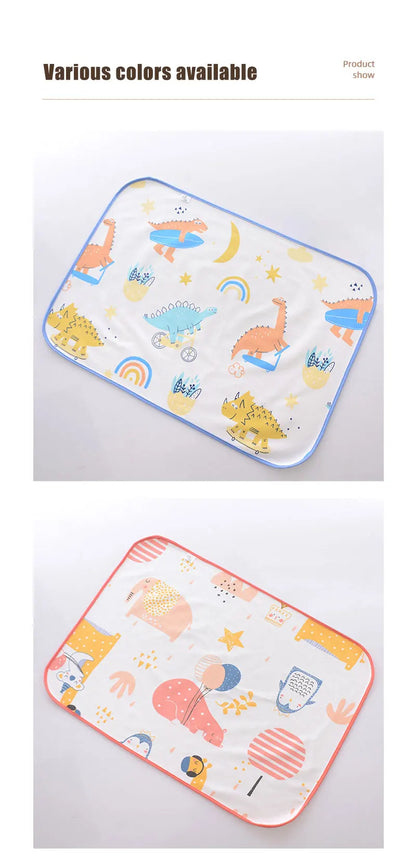 Large Size Baby Waterproof Diaper Changing Mat Reusable Diapers For Newborns Washable Mattress Pad Breathable Baby Diaper Bags