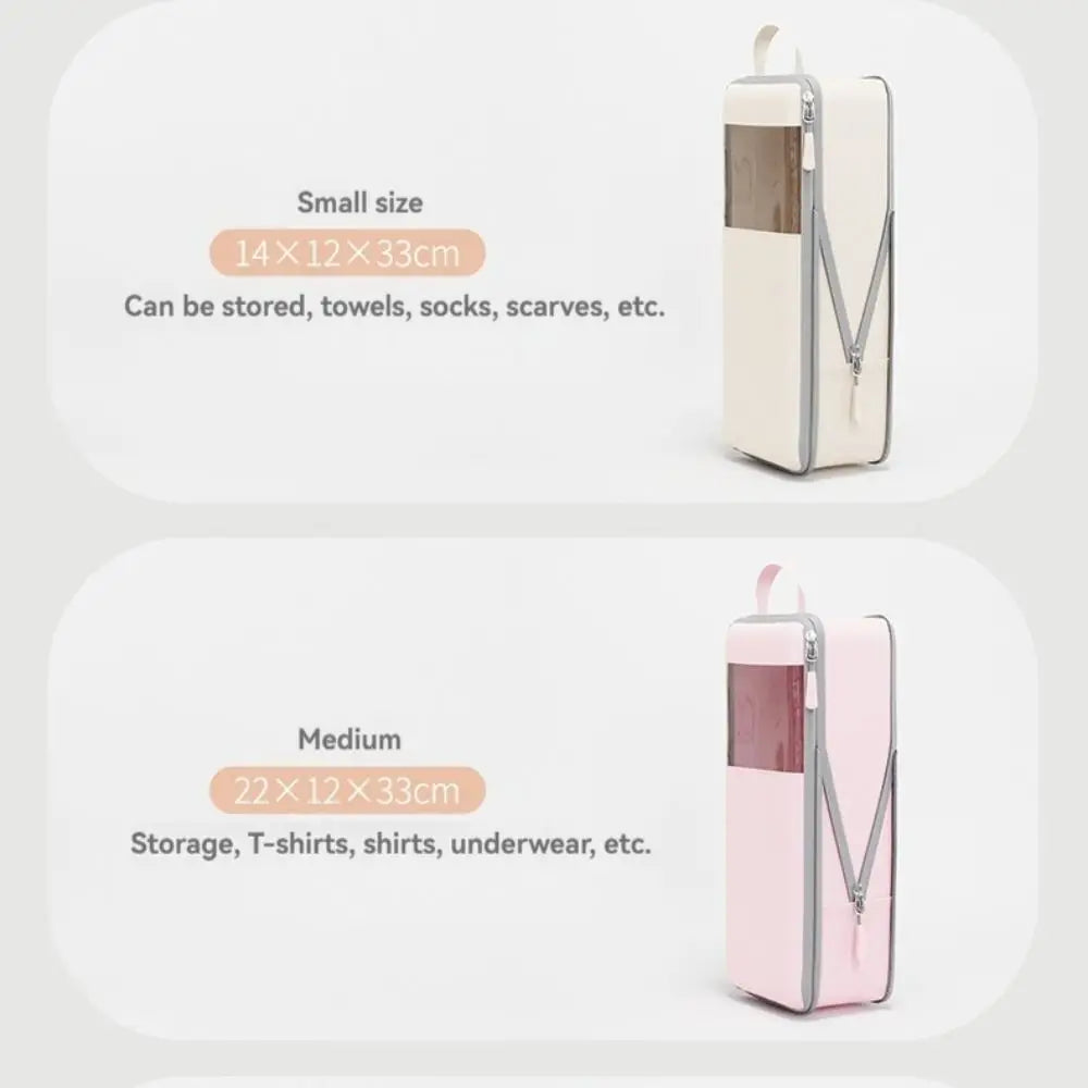 1/4Pcs Expandable Compression Packing Cubes Bag Multi-Sized Waterproof Travel Clothing Storage Bag Lightweight Dustproof