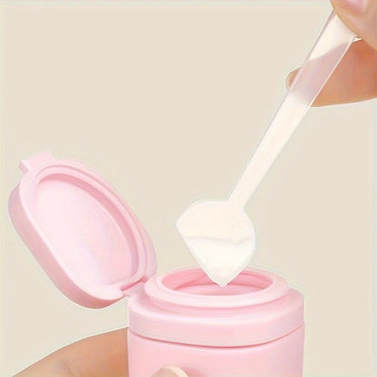 Silicone Travel Bottle Set - Leak-proof, squeezable container for shampoo, lotion and toiletries - Odorless