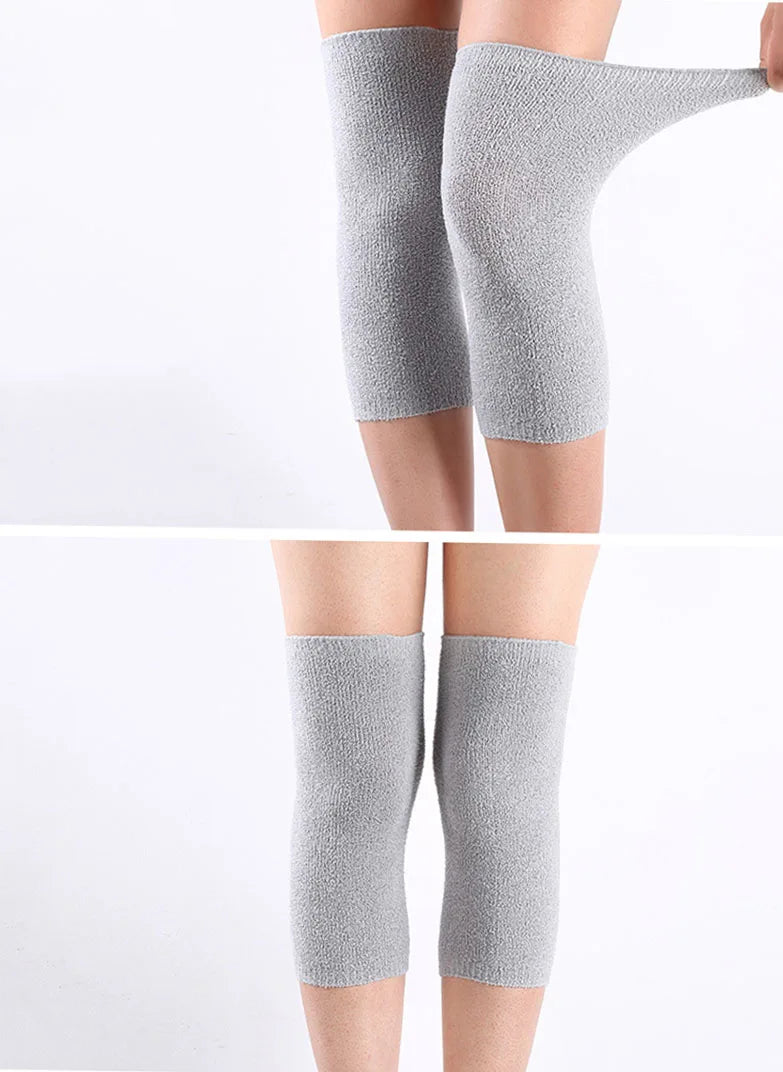 1 Pair Winter Warm Knee Pads Leg Support For Universal Knee Pads For Pain and Joint Pain Holding the Heat Soft and Comfortable