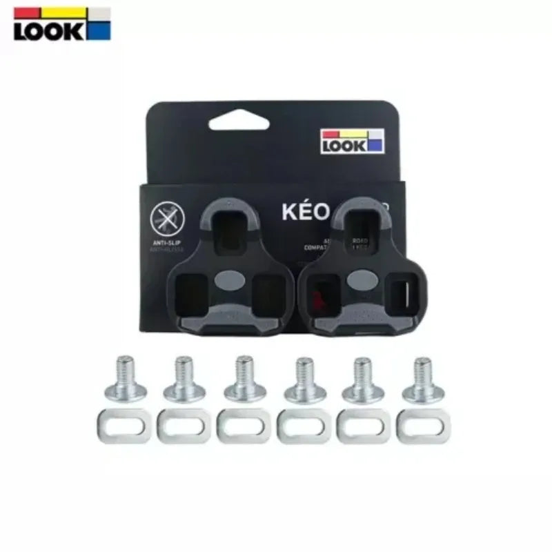 LOOK Keo Cleats SPD-SL Look Pedal Cycling Shoes Cleats Self Locking Pedal Anti-Slip Cleat Compatible Look Keo Road Bike Cycling