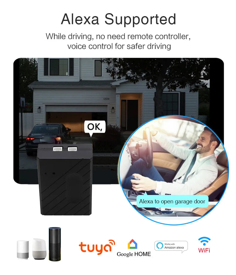 Tuya Smart Home Garage Warehouse Door Opener