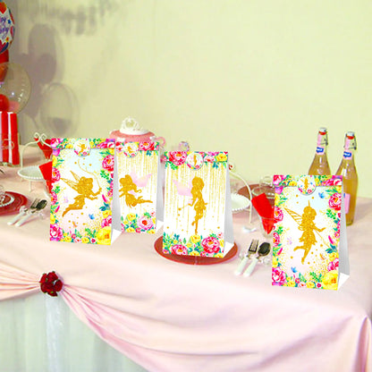 12 PCs Fairy Party Favor Bags Fairy Party Supplies Fairy Birthday Party Decoration Fairy Birthday Party Favors Fairy Party Gift