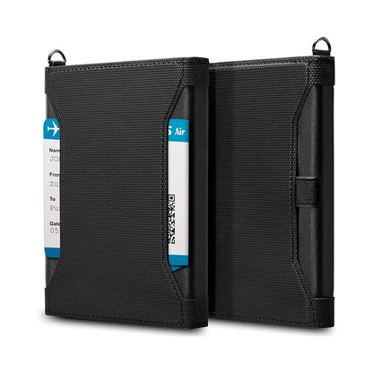 Travel Essentials RFID Blocking Passport Holder Multifunctional Large Capacity Passport Cover Gifts Business Travel Card Case