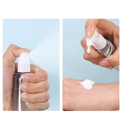 Travel Size Toiletries,4pcs Travel Container,Travel Bottle Leak Proof with Label,TSA Approved Reusable Containers For Toiletries