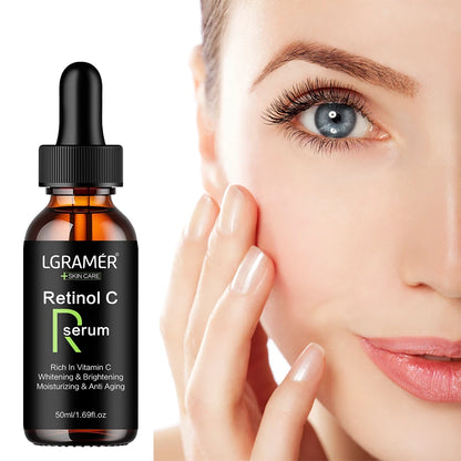 Retinol Aging Removes Wrinkles Serum Pore Shrinking Serum Whitening Moisturizing Serum Pigment Spots Remove Face Firming Oil