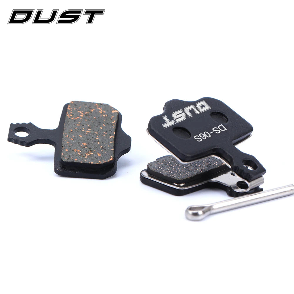 DUST 1Pair Semi-Metal Bicycle Hydraulic Disc Brake Pads MTB Mountain Bike Parts for SHIMANO XT XTR M315 SRAM Avid BB5 BB7 E1 E3