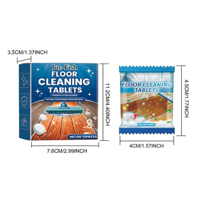 Floor Cleaning Tablets Floor Dirts Stains Remover Tile Descaling Brightening Ceramic Decontamination Floor Cleaner Detergent