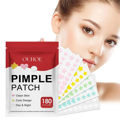 180PCS Acne Pimple Patches Colorful Breathable Acne Removal Absorb Secretions Anti Infection Originality Concealer Makeup Tool