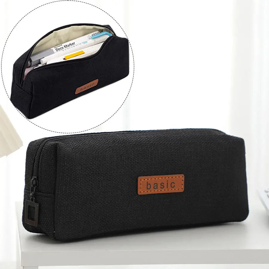 Pencil Case Student Pencil Pouch Cosmetic Bag Office Stationery Korean Organizer For Student School Supplies