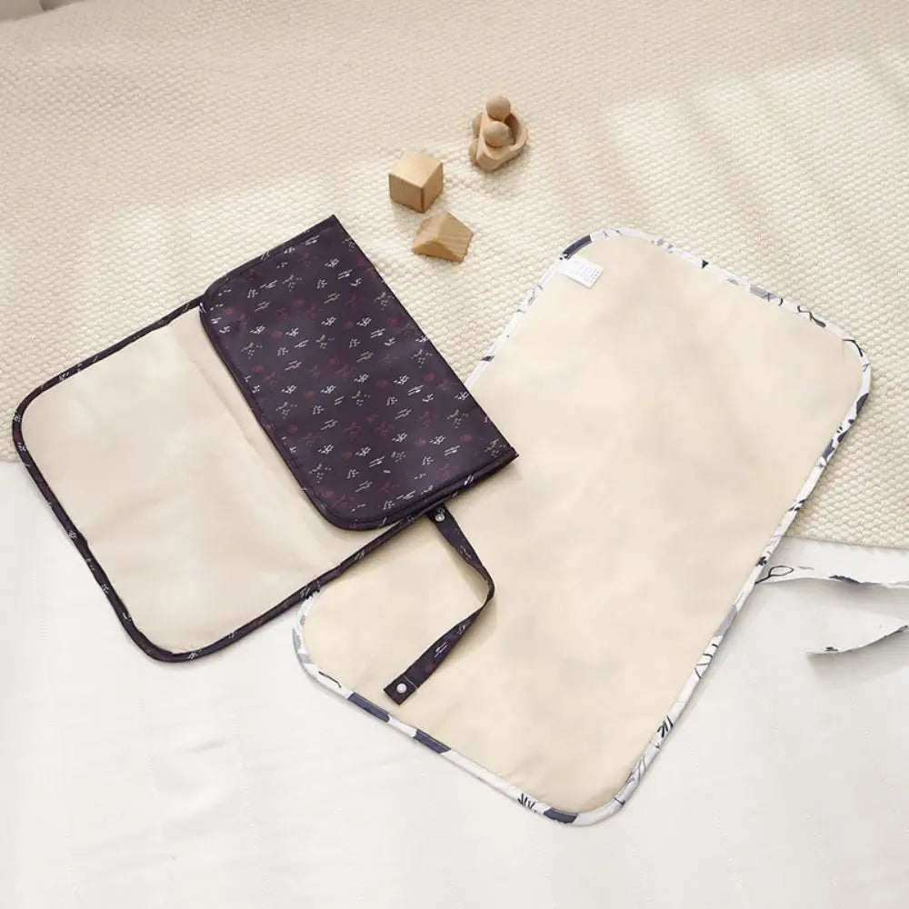 Soft Foldable Baby Changing Mat Portable Waterproof Diaper Changing Pad Durable Compact Newborn Diaper Changer Travel