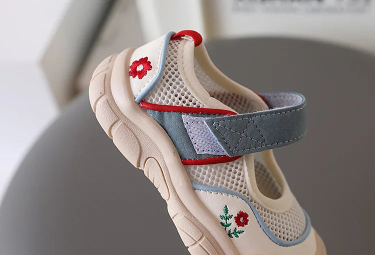Kids mesh sneaker Anti-slip Sandal Toddler Boy Sports Shoe Girl Children Breathable Beach Sandal Soft Bottom sports casual Shoes