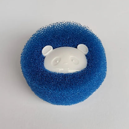 6pc Reusable Pet Hair Removal Laundry Balls Blue Fuzzy Cleaning Balls to Prevent Clogs,Machine Safe Pet Hair Laundry Accessories