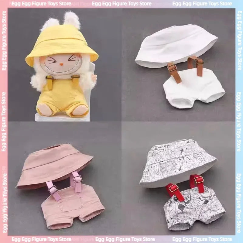 Labubu V1 V2 Generation Labubu Baby Clothes Printed Casual Hoodies Trendy Brand Cardigans, Fisherman Hats, Overalls Ornament ﻿