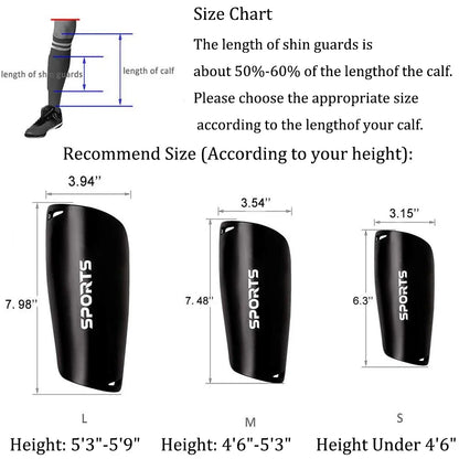 4pcs/set Sports Soccer Shin Guard Pad For Kids Football Shin Pads Support Calf Sleeve Shinguard For Adult Teens Children