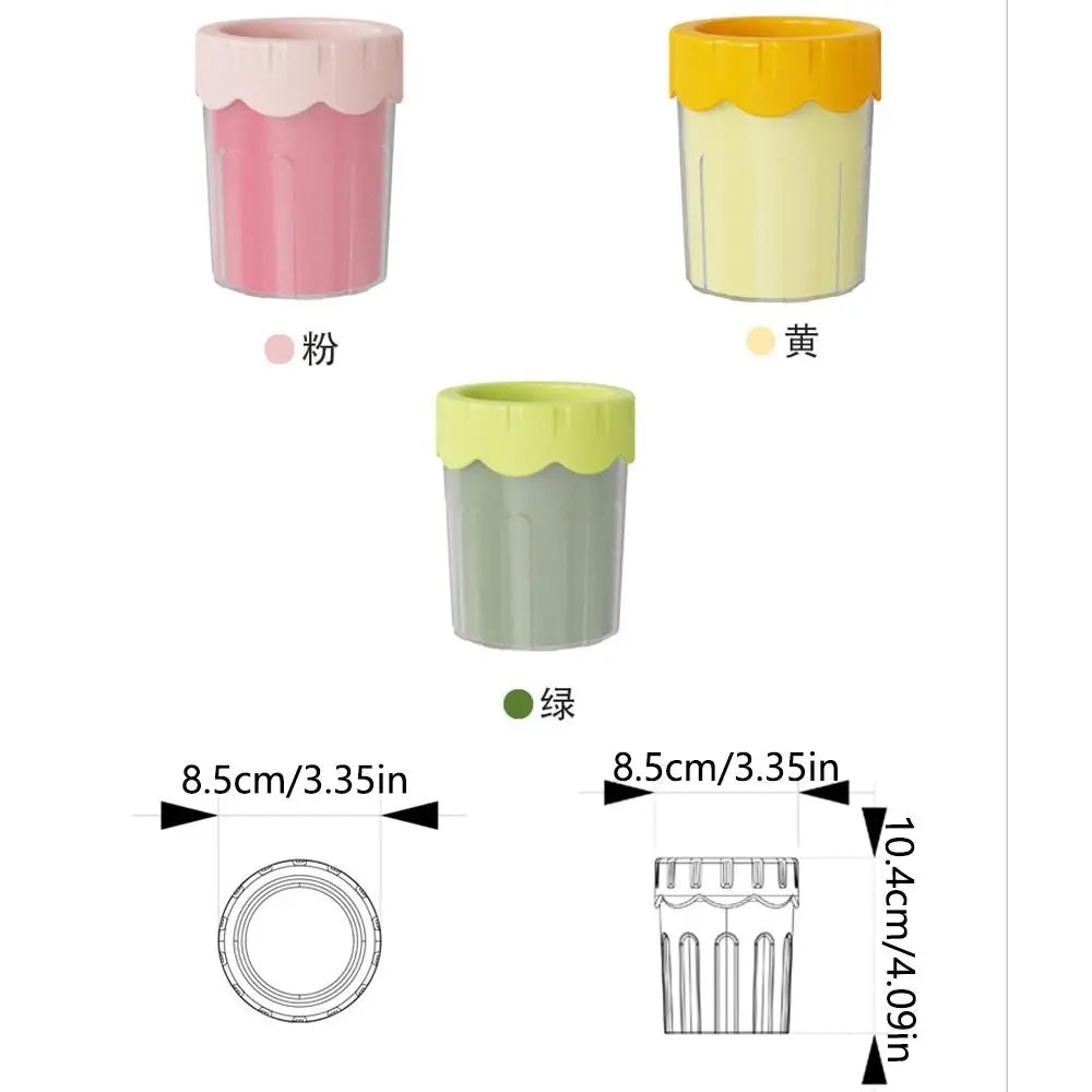 Soft Bristles Pet Paw Cleaner Reusable Mud Removal Dog Foot Washing Cup Detachable Portable Pet Feet Washer Daily Foot Care