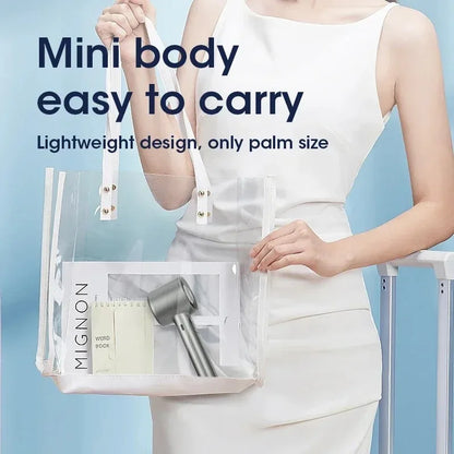 Mute Handheld Fan Mini Personal Highspeed Fan Portable Electric Fan USB Rechargeable 120 Gear Handheld Fan With Power Display