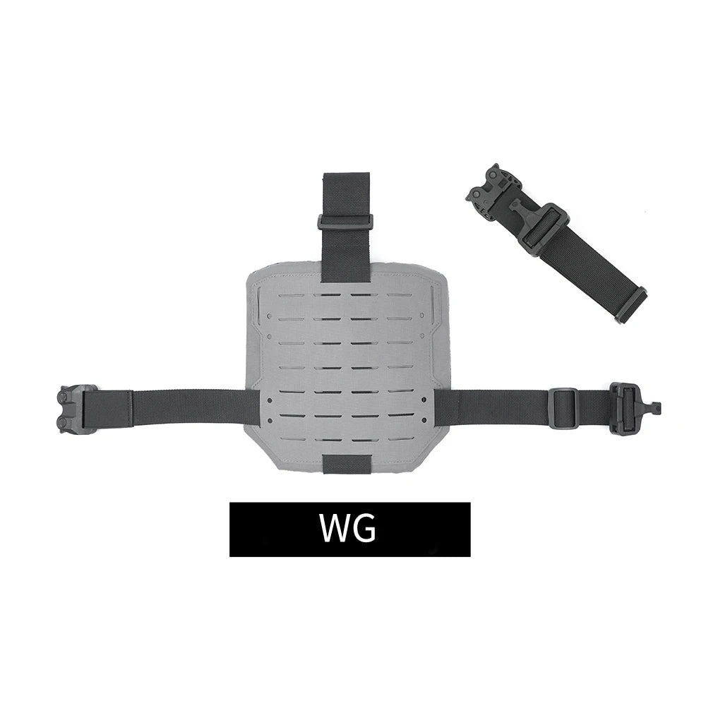 Tactical Leg Holster Magazine Pouch Hunting Airsoft Plate Carrier Molle Drop Platform Thigh Protector Glock Camping Outdoor Spor