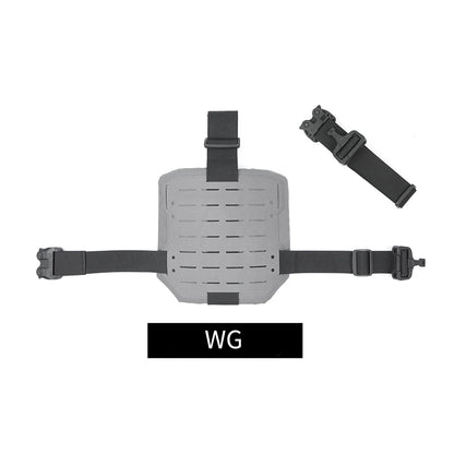 Tactical Leg Holster Magazine Pouch Hunting Airsoft Plate Carrier Molle Drop Platform Thigh Protector Glock Camping Outdoor Spor