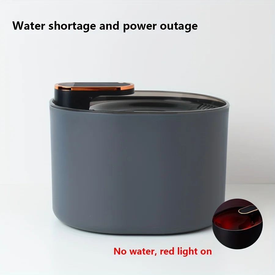 1 Silent Smart Pet Water Fountain, With Filter, Automatic Power-off, 3L Automatic Water Dispenser for Cats and Small Medium Dogs