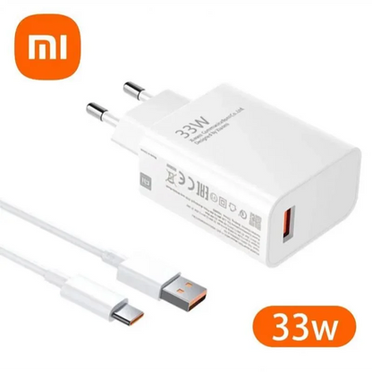 2025 Xiaomi Original Charger 120W 67W 33W Ultra Fast Charger EU GaN Plug Charge Adapter USB Type C Cable For Samsung Redmi Phone