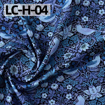 William Morris Fabric Cotton Digital Printing Classic Flower Printed Handmade Crafts Supplies Per Half Meter