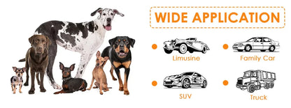 2 Dogs Seat Belt New Dual Pet Car Headrest Restraint Safety No Tangle Dog Leash Duty Adjust Elastic Connect in Vehicle Travel