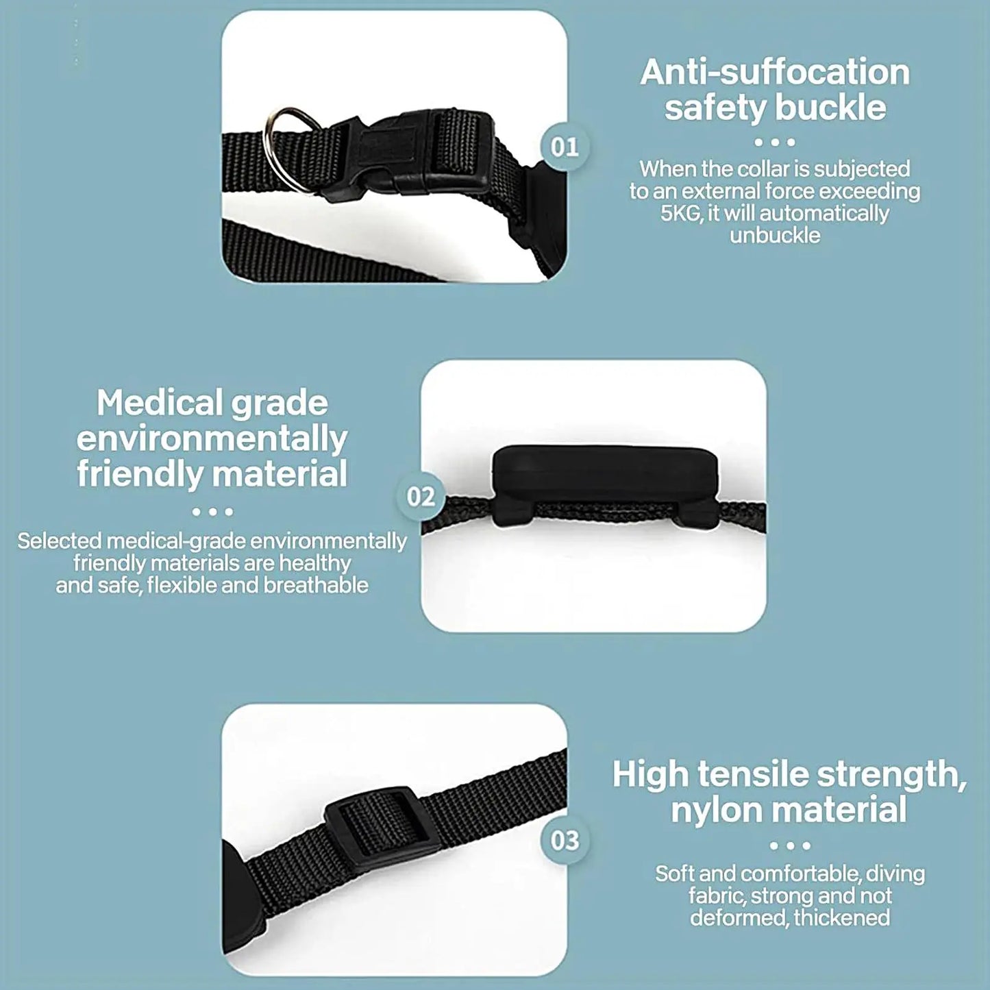 Cat Trackers GPS Cat Trackers Collar Pet Kitten GPS Collar Multifunctional Pet Smart GPS Trackers Pets Accessories For Dog Cat