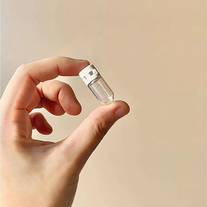 10pcs Clear Leak-Proof Travel Bottle for Makeup Remover & Lotion, Portable Dispenser with Flip-Top Essence Bottled Separately