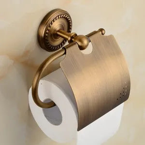 . Solid Brass Bathroom Accessories Set,Robe hook,Paper Holder,Towel Bar,Soap Basket,Bathroom Fitting Sets