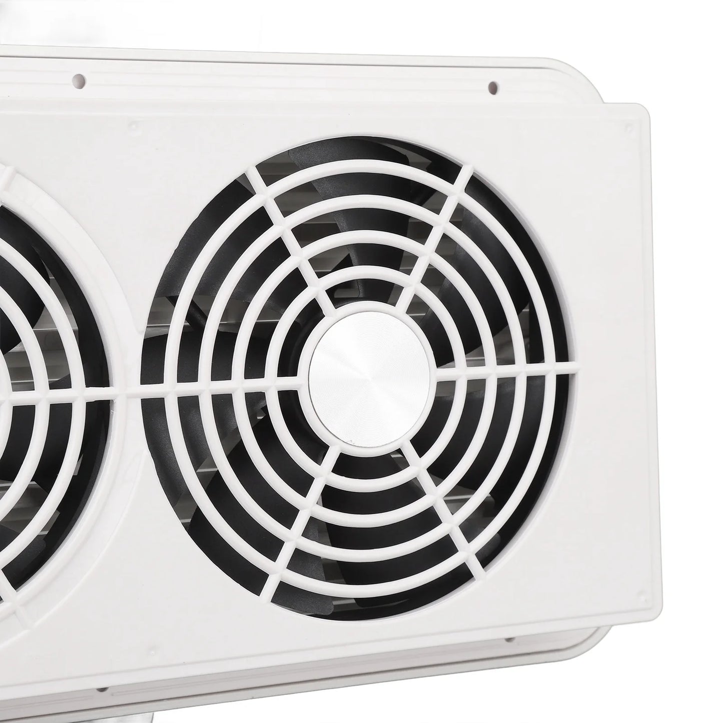 Rv Refrigerator Cooling Fan Three Fans Quiet Wide Application 12V Rv Fridge Fan with Protecting Net for  Motorhome Yacht