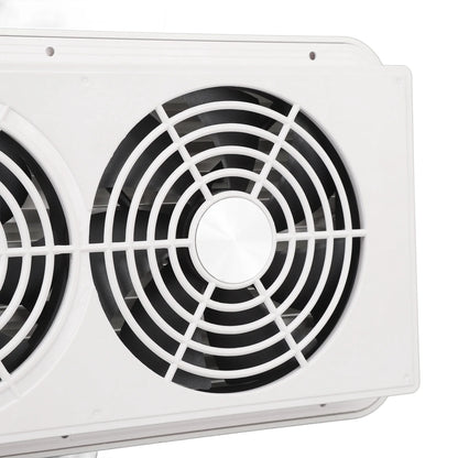 Rv Refrigerator Cooling Fan Three Fans Quiet Wide Application 12V Rv Fridge Fan with Protecting Net for  Motorhome Yacht