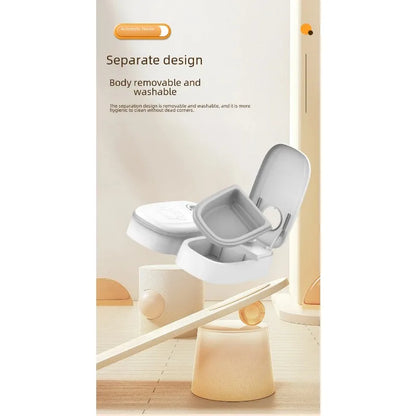 Pet Bowl Smart Timed Cat Feeder Quantitative Wet and Dry Food Single Meal Separation Home Use Automatic Feeding for Dogs & Cats