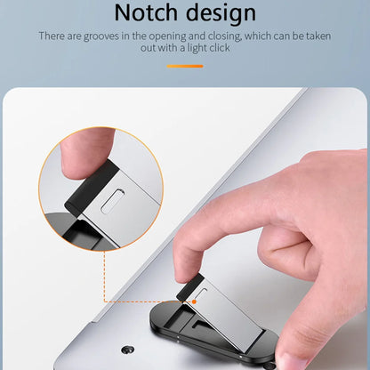 Laptop Heighten Stand for Keyboard Tablet Phone Holder Mini Portable Legs Laptop Stands for Macbook Huawei Notebook Support Feet