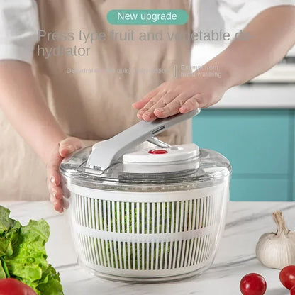 3 Liters Multifunctional Vegetables Salad Spinner Lettuce Leaf Vegetable Dehydrator Vegetable Washer Salad Vegetable Dryer Mixer