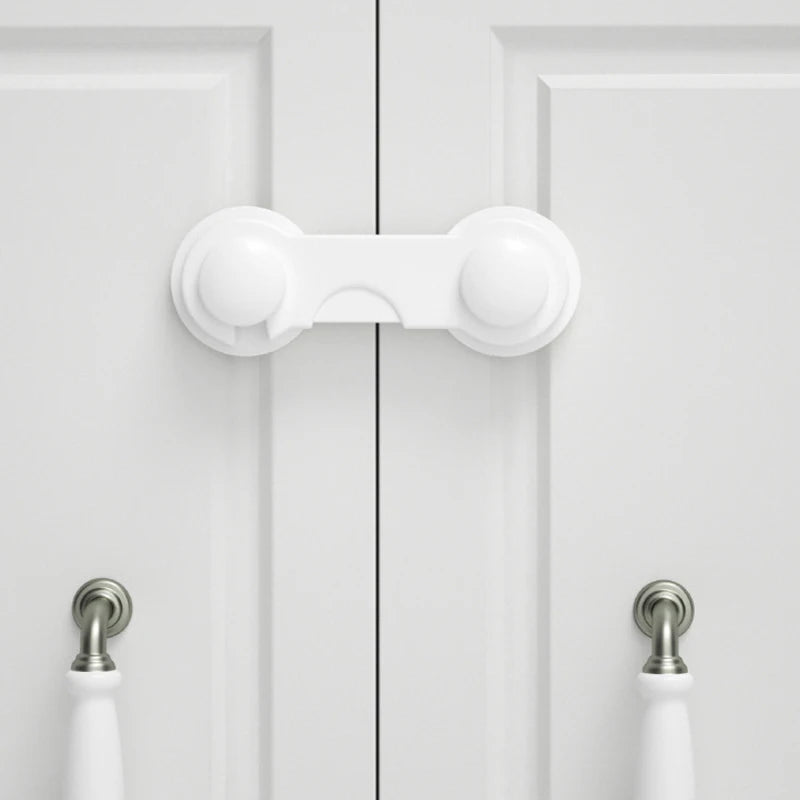 10PCS Baby Safety Locks Cabinet Locks Room Locks Drawer Locks Anti-Pinch Folio Locks Safety Protection Products